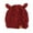 Burgundy, variant on ® Cable Knit Cat Ears Beanie, Black