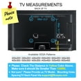 thumbnail image 4 of FITUEYES Universal Swivel Tabletop TV Stand  Base for 32 to 70 inch Flat Panel/ Curved Screen, Holds up to110 lbs, Height Adjustable, 4 of 8