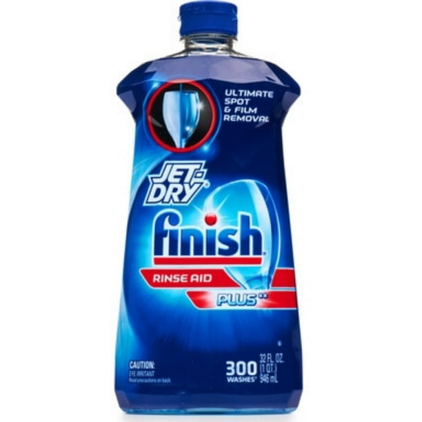 Finish JETDRY ULTRA Rinse Agent Turbo Formula, 32 oz (Pack of 3