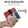 thumbnail image 4 of Small Wallet For Women Bifold Leather Pocket Coin Credit Card Holder With RFID Blocking The Lightning, 4 of 6