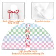 thumbnail image 4 of Yiaed Colorful Checkerboard Print Christmas Tree Skirt , Tree SkirtsTree Mat for Christmas Winter Holiday Indoor Decorations-36", 4 of 7