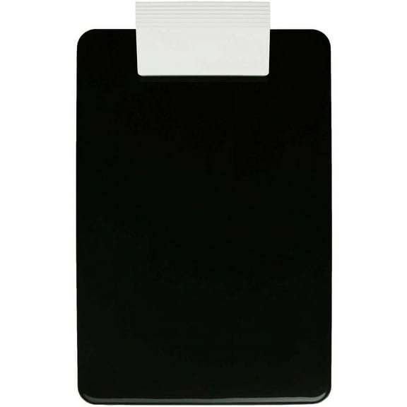 Saunders Antimicrobial Clipboard - Low Profile - 8 1/2" x 11" - Black, White - 1 / Each | Bundle of 5 Each