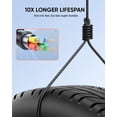 thumbnail image 5 of 1.5M/5FT Charging Cables for NS Switch 2 Console- 60W Fast Charge,Replacement USB-C Cord for Original Adapter, Accessories Type-C for Switch 2/Adapter/Console, for Home/Car/Travel/Phone, 2-Pack, 5 of 7