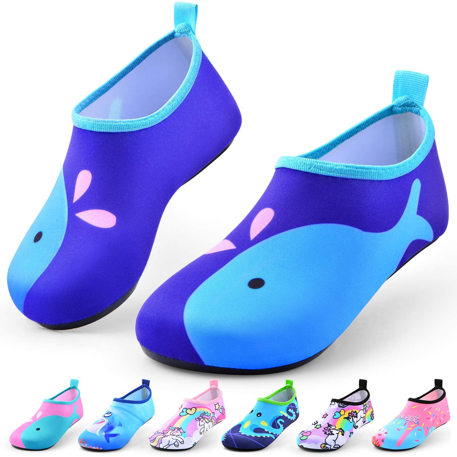 Chaussures Aquatiques Enfants Flintronic - Antidérapantes, Séchage Rapide - Sirène, Licorne, Pieuvre