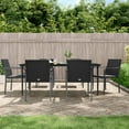 thumbnail image 1 of vidaXL 7 Piece Garden Dining Set with Cushions Poly Rattan and Steel, 1 of 5