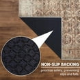 thumbnail image 3 of Keen Home Design Machine Washable Area Rugs with Non-slip Backing, Ideal for Hallway, Living Room, Bedroom, Kitchen and Laundry Room, Vintage Moroccan and Low Pile Rug - ( 4' x 6' ), 3 of 9