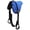 Royal Blue, variant on Horse Western Suede Neoprene Anti-Slip Bareback Saddle Pad Stirrups 39187RD