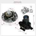thumbnail image 4 of Ignition Switch Lock Gas Cap Cover Set For Kawasaki Ninja 250R EX250J 2008-2012, 4 of 5