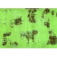 thumbnail image 1 of Ahgly Company Indoor Rectangle Abstract Green Modern Area Rugs, 5' x 7', 1 of 4