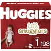 Huggies Little Snugglers Baby Diapers Size 1, 198 Ct
