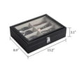 thumbnail image 3 of Tcbosik Leather Sunglasses Organizer Eyeglasses Eyewear Display Case Glasses Storage Holder Box Sunglasses Collection Case, 3 of 7
