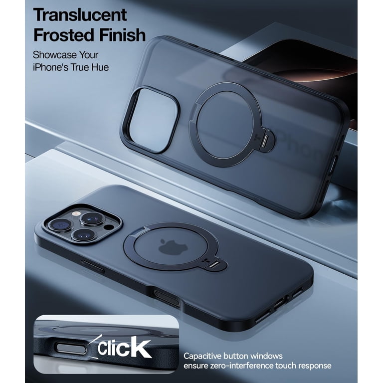 TORRAS iPhone16Pro Ostand Q3 シリコンスタンドケース TORRAS Ostand Q3 Spin iPhone 16 Pro Max Case(6.9 ″), MagSafe