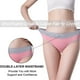 thumbnail image 5 of Qarigey 5 piezas de ropa interior de cintura alta para mujer, bragas simples de algodón, cintura elástica, calzoncillos Push Up, calzoncillos Type2 NO2, 5 of 6