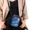 thumbnail image 4 of HELLHERO Owl Floral with Adjustable Strap Cross Body Purse, Polyester Underarm Shoulder Bag for Unisex,, 4 of 7