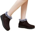 thumbnail image 3 of CZSCPDAW Womens Winter Snow Boots: Insulated Warm Velvet Lined Walking Comfortable Outdoor Boot Size Women Snow Boots New Pattern Flower Print Autumn And Winter Thickened Warm Comfortable Shoes, 3 of 8