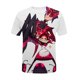 thumbnail image 4 of Hazbin Hotel Camiseta Manga Corta Cuello Redondo Estampada Moda Casual Mujer Blanco/L, 4 of 5