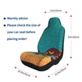 thumbnail image 3 of Uemuo Elephants Pattern Car Seat Covers for Front Seats Waterproof Seat Covers for Cars, Universal Auto Front Seats Protector Fits for Car-2 PCS, 3 of 6