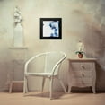 thumbnail image 4 of Fuchs, Jodi 12x12 Black Modern Framed Museum Art Print Titled - Minimalist Blue And White II, 4 of 5