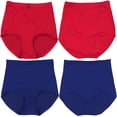 thumbnail image 2 of ToBeInStyle Women's Pack of 6 High-Rise Girdle Panties - Soft & Bright Ensemble - S, 2 of 7