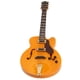 thumbnail image 1 of Modelo de guitarra eléctrica para casa de muñecas, réplica de guitarra eléctrica en miniatura hueca dorada de madera Modelo de guitarra eléctrica en miniatura Funcionalidad versátil, 1 of 12