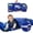 Blue Dinosaurs, variant on Primlect Nap Mat, 55" x 22" x 3" Sleeping Bag with Zipper, Removable Pillow and Blanket, for Daycare