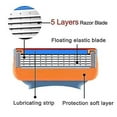 thumbnail image 2 of 24pk Gillette Fusion5 Lames de Rasoir de Remplacement - Recharges Compatibles_cadeau Spécial 3197, 2 of 5