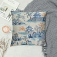 thumbnail image 2 of Nawypu  Chinoiserie Pillow Covers Blue and White Outdoor Pillows Chinese Pagoda Throw Pillow Covers Square Cushion Cover Decor for Bedroom Couch Bed Room, 2 of 5