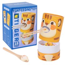 KOYPTL Wooden Feeding Game for Toddlers Boys Girls 2-4-6-8 Years Old,Early Education Puzzle Action Training Playing Home Toys Indoor Gift for Christmas Birthday Ages 12-16-18 Months Pretend Play