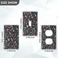thumbnail image 4 of Switch Panel Switch Decoration 2.76x4.53x0.28 Inches Unused Outlet Cover Switch Plate Wall Plates Living Room Kitchen Bedroom Study Switches Pretty Little Flowers2, 4 of 8