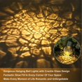 thumbnail image 3 of Linterna solar acoplable | Luces de bola de cristal craquelado con energía solar - Luces de Navidad LED decorativas para césped de patio esquí esquí Gafas de esquí, 3 of 5