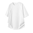 thumbnail image 5 of TKKCS Mens Fashion Short Sleeve Crew Neck T Shirts- Regular Fit Summer Daily Wear Lightweight Casual Tees White Size 5XL, 5 of 5
