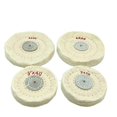 thumbnail image 2 of Cotton Polishing Wheel Cloth Buffing Wheel Arbor Buffer Mirror Polish White Round Wheel 50/40 layers Abrasive Tools, 2 of 5