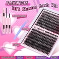 thumbnail image 2 of Kit de extensión de pestañas FANXITON DIY Volume Lash Clusters 40D+50D, 2 of 7