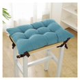 thumbnail image 1 of Cojines rectangulares for silla, asiento for taburete de bar, cojín con lazos, cojín antideslizante grueso for silla, 1 of 6