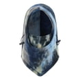 thumbnail image 2 of Máscara de cara completa a prueba de viento Pasamontañas Mantener caliente Cuello calentador Capucha Gorro térmico de lana Azul oscuro Cola Polaina de cuello de esquí, 2 of 8