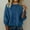 Blue, variant on NTACZA Sweaters for Women Slim Fit Thicken Blue Button Down Sweater Cardigan Crew Neck Thermal Jumpers for Women L