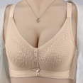thumbnail image 3 of Bigersell Women's T-Shirt Bra Cheap Full-Coverage Wirefree Bra Comfy Bra Full-Figure Bra Style R-152 Push up Bra Sports Bras Plus Lightly Lined Bra Hook & Eye Bra Closure Khaki 36, 3 of 3