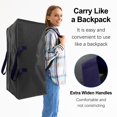 thumbnail image 4 of Bolsas de mudanza VELVETSURE Heavy Duty, extra grandes, juego de 6 unidades, negras, 4 of 7