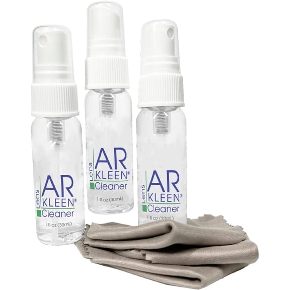 AR Kleen Lens Cleaning Kit (3 Fl Oz   3 Cloth)