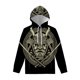 thumbnail image 3 of Sudadera con capucha con estampado de samurái japonés para hombre, sudadera con capucha con máscara impresa en 3D retro, sudadera con capucha de manga larga a la moda, jersey informal de calle, 3 of 5