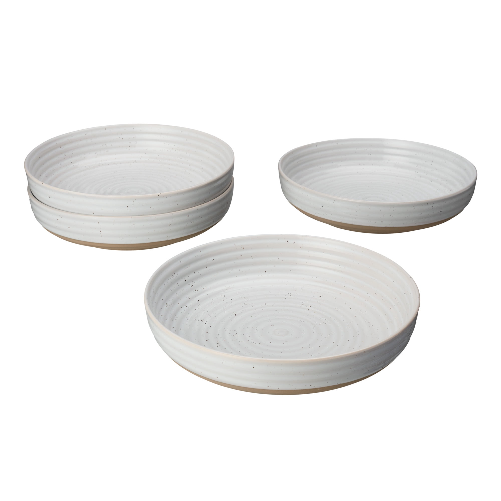 Better Homes & Gardens Stoneware Exposed Clay Dinner Bowl, 4 Pack