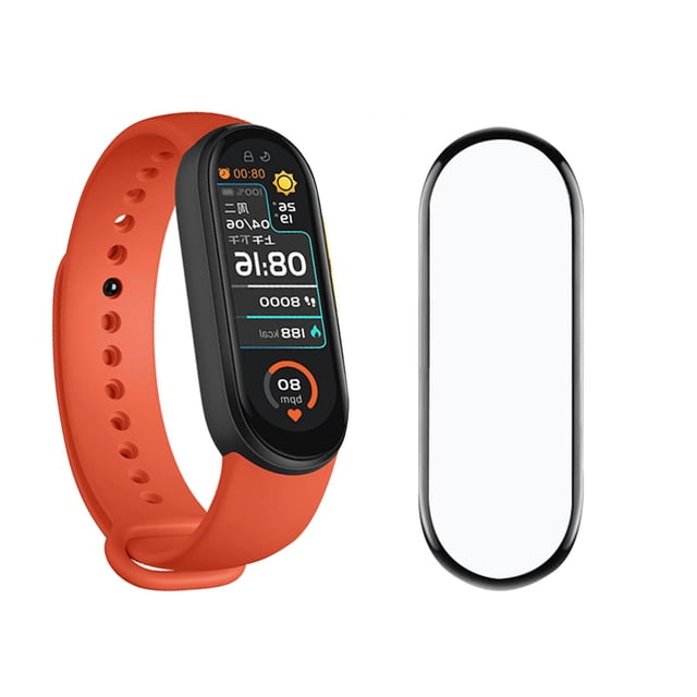 Película De Protección Película Hd Protectora Resistente A Los Arañazos Y A Prueba De Explosiones Para Mi Band 6 Scienceny EL016994-01