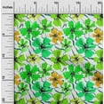 thumbnail image 2 of oneOone Polyester Spandex Green Fabric Floral Dress Material Fabric Print Fabric By The Yard 56 Inch Wide, 2 of 4