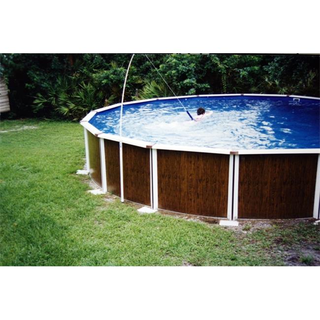 Super Swim 91192t 2 Part Pole Swimming Tether System with Above Ground Pool Adapter Base