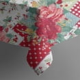 thumbnail image 4 of Pioneer Flower Floral Print Pattern Rectangle Tablecloth 60"x120",Waterproof Polyester Rectangle Table Cloth, Wipeable Spillproof Polyester Tablecloth for Dining, Camping, Indoor and Outdoor, 4 of 6