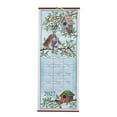 thumbnail image 3 of Dual-Sided 2 Year Scroll Calendar, Birds Houses Design – Ideal for Small Spaces - Bamboo-Like Paper, 12 ½ in. by 33 in, 3 of 4