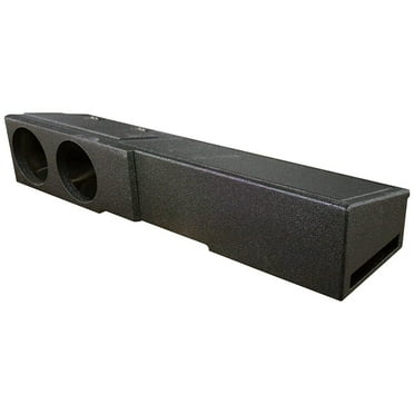 QPower QBGMCFF07208 8 Inch Dual Port Subwoofer Box for GMC and Chevy Crew Cab