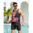 thumbnail image 3 of 3D Graphic Tank Tops for Men Quick Dry Cool Artwork Sleeveless Shirts for Summer Beach Exercise Fitness, 3 of 5
