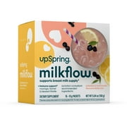 MilkFlow Drink Mix, Fenugreek-Free, Elderberry Lemonade (immunity), 16 ct