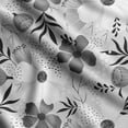 thumbnail image 1 of Soimoi Floral Print,Cotton Poplin Sewing Fabric Sold by The Yard- 42 Inch WideSewing Craft Quilting/ Quilt Making Fabric -Gray, 1 of 5